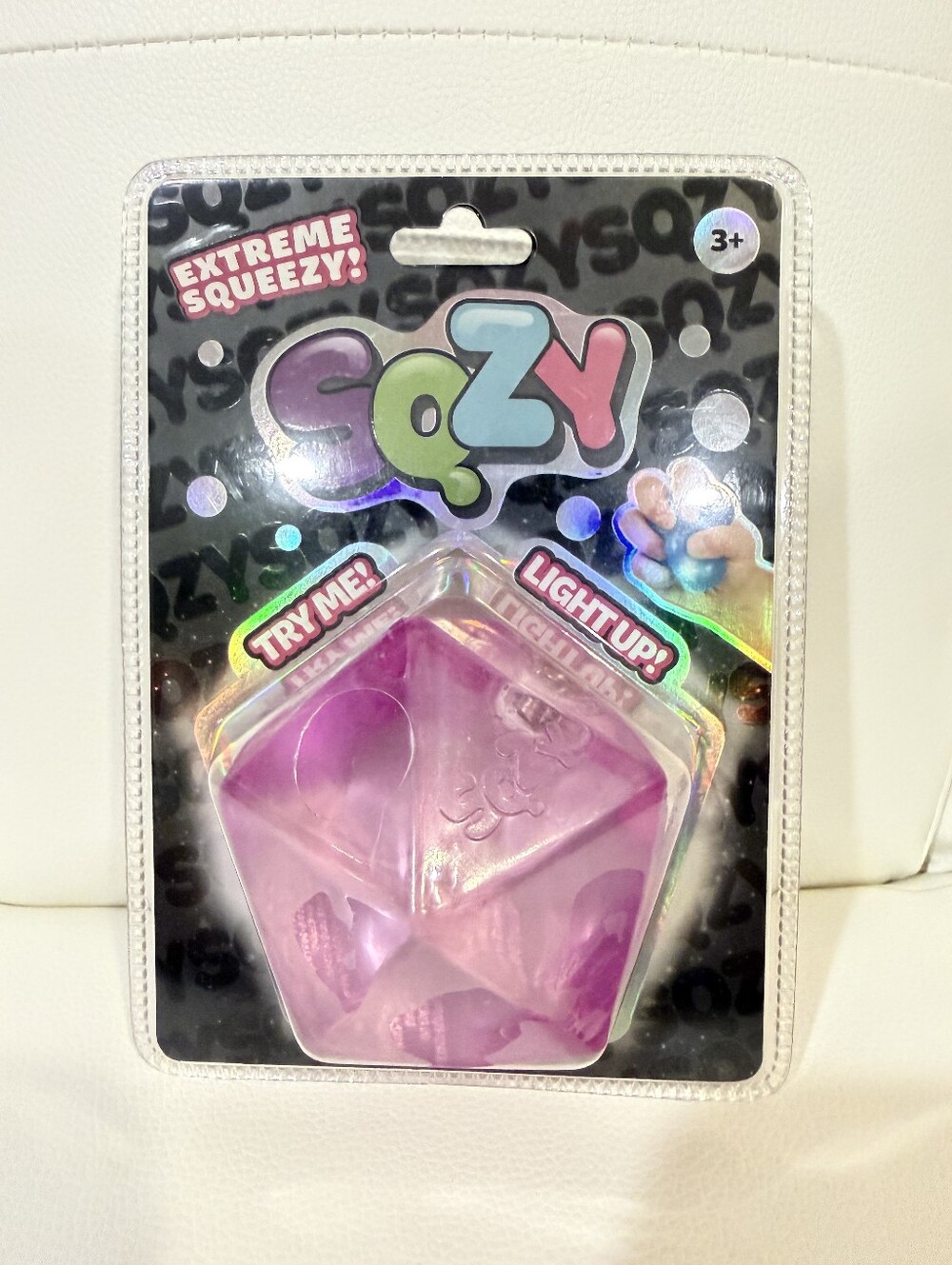 SQZY Light Up Squishy Gel Gems Fidget Toy